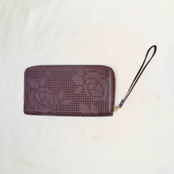 Kate Spade Deep Purple Wristlet Wallet - Picture 3 of 4